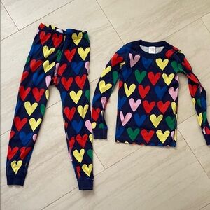 Colorful Heart Kids Pajamas